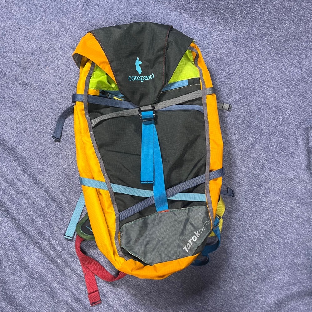 Cotopaxi Tarak 20L Del Dia Backpack Multi Color Ripstop Climbing Daypack